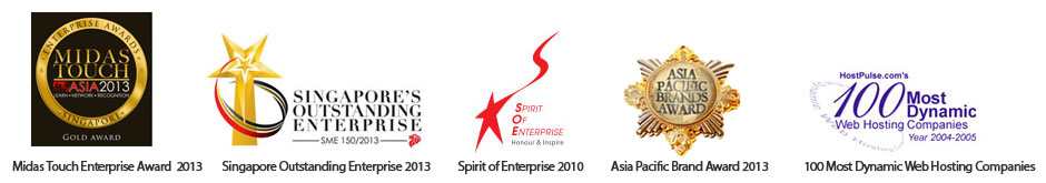 award winning hosting company in Singapore